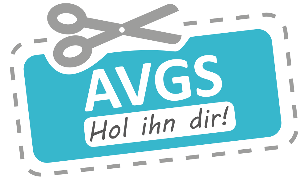 Der Aktivierungs- und Vermittlungsgutschein (AVGS) kann bei der Arbeitsagentur oder im Jobcenter beantragt werden AVGS - Illustration eines AVGS-Gutschein mit dem Text "Hol in dir!"